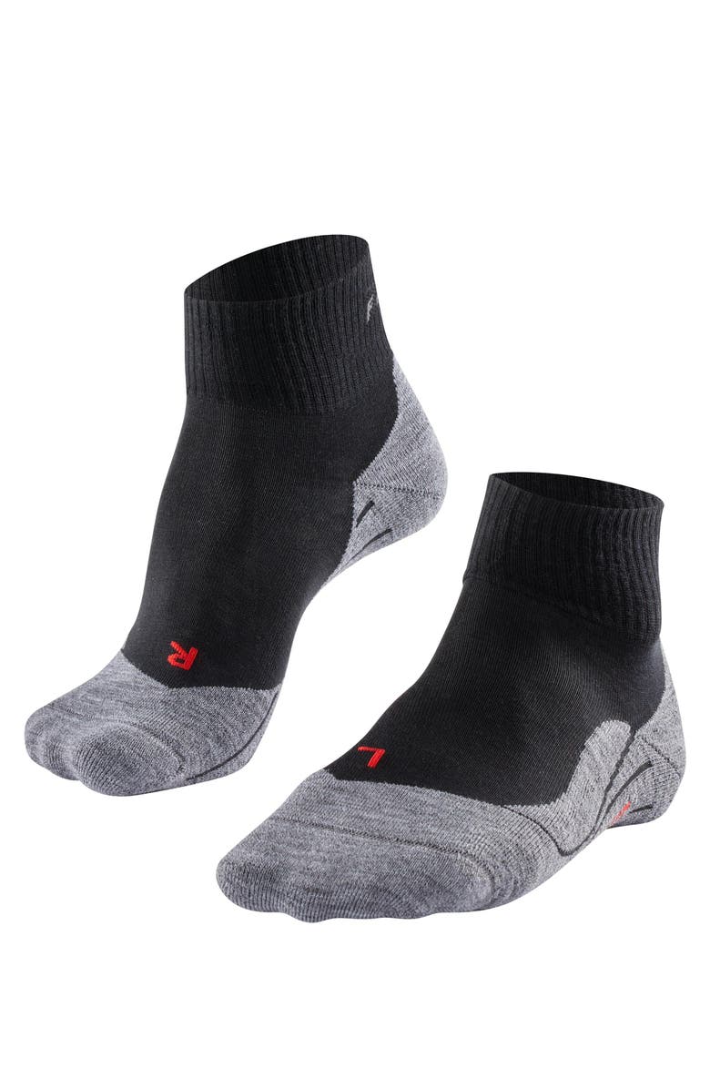Falke TK5 Wander Short Hiking Socks, Main, color, Black-Mix
