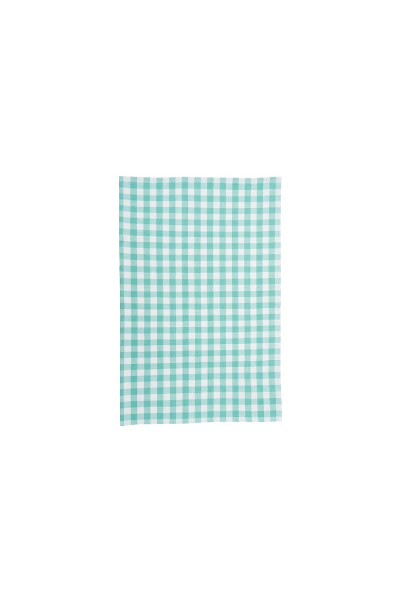Ashford Aqua Woven Kitchen Dishtowel, Main, color, Blue