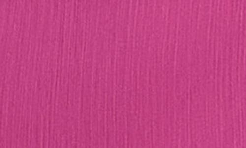 Dkny Ruffle Short Sleeve Faux Wrap Midi Dress In Pink