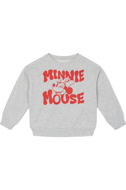 Minnie Mouse Girls' Fleece Sweatshirt (toddler, Little Kid & Big Kid)
