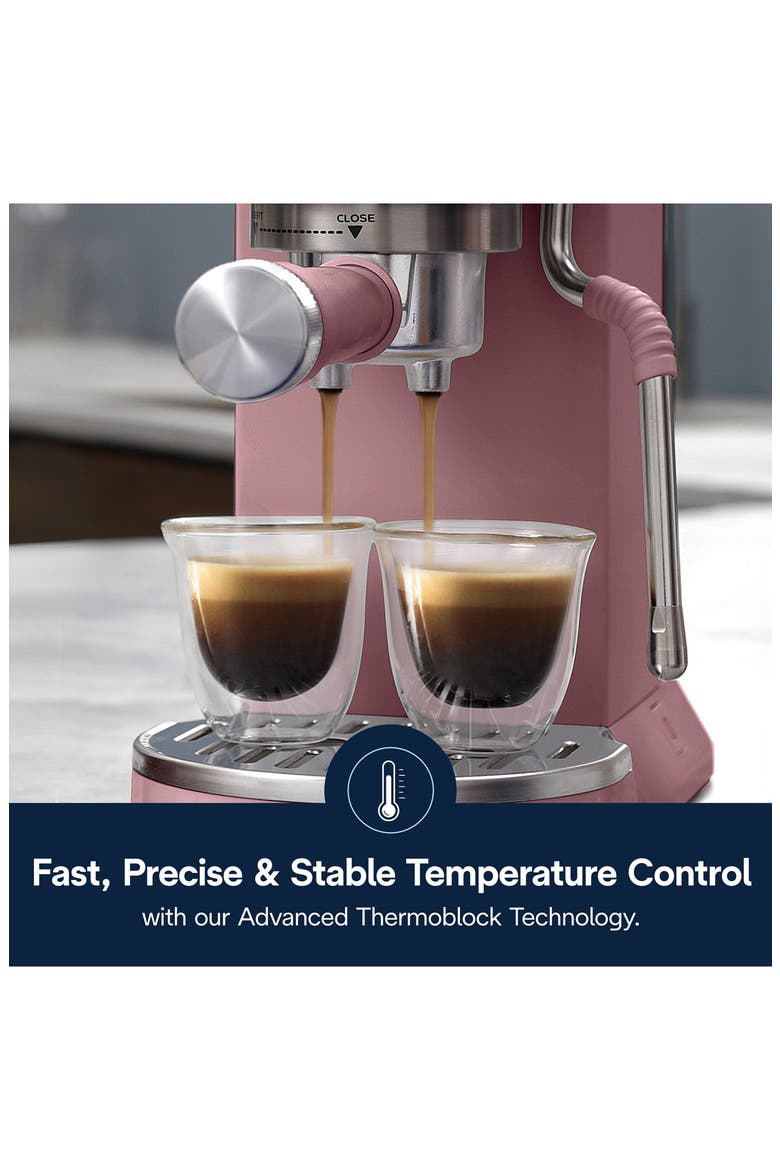 Dedica Duo Pump Espresso Machine, Alternate, color, ROSE