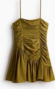 H&M Ruched Crêpe Dress