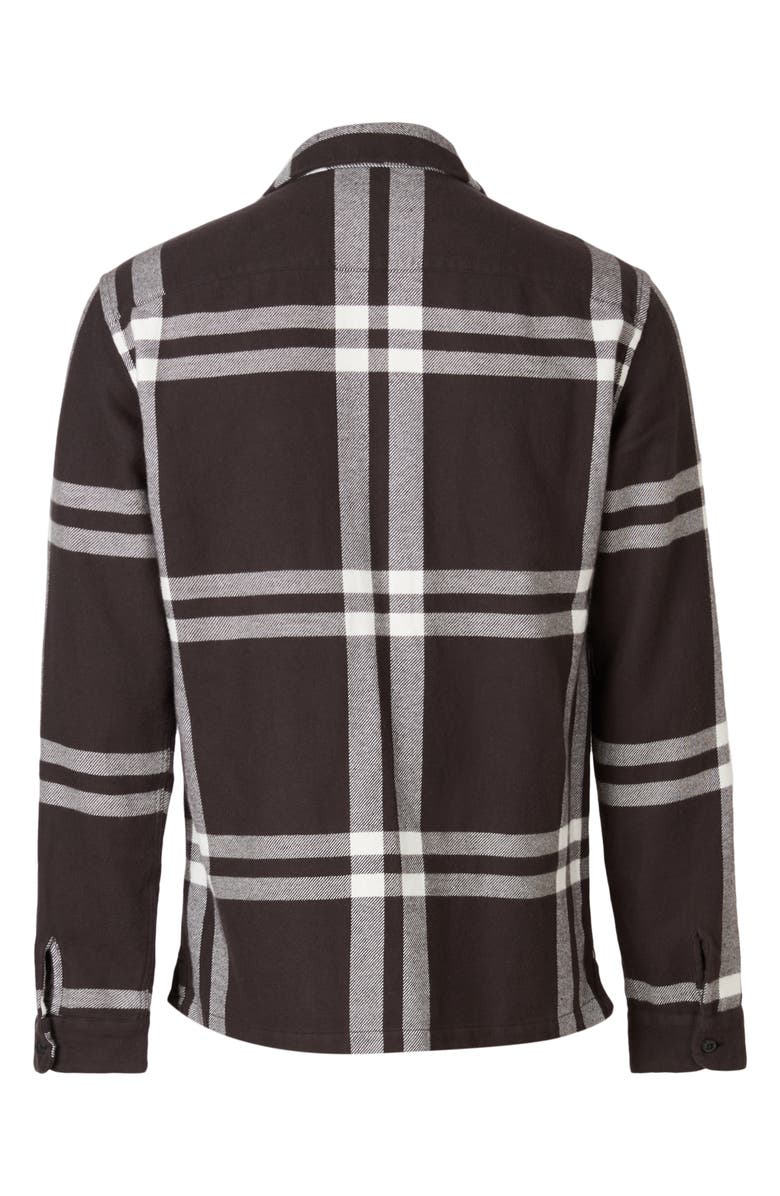 AllSaints Anchorage Slim Fit Check Flannel Button-Up Shirt, Alternate, color,