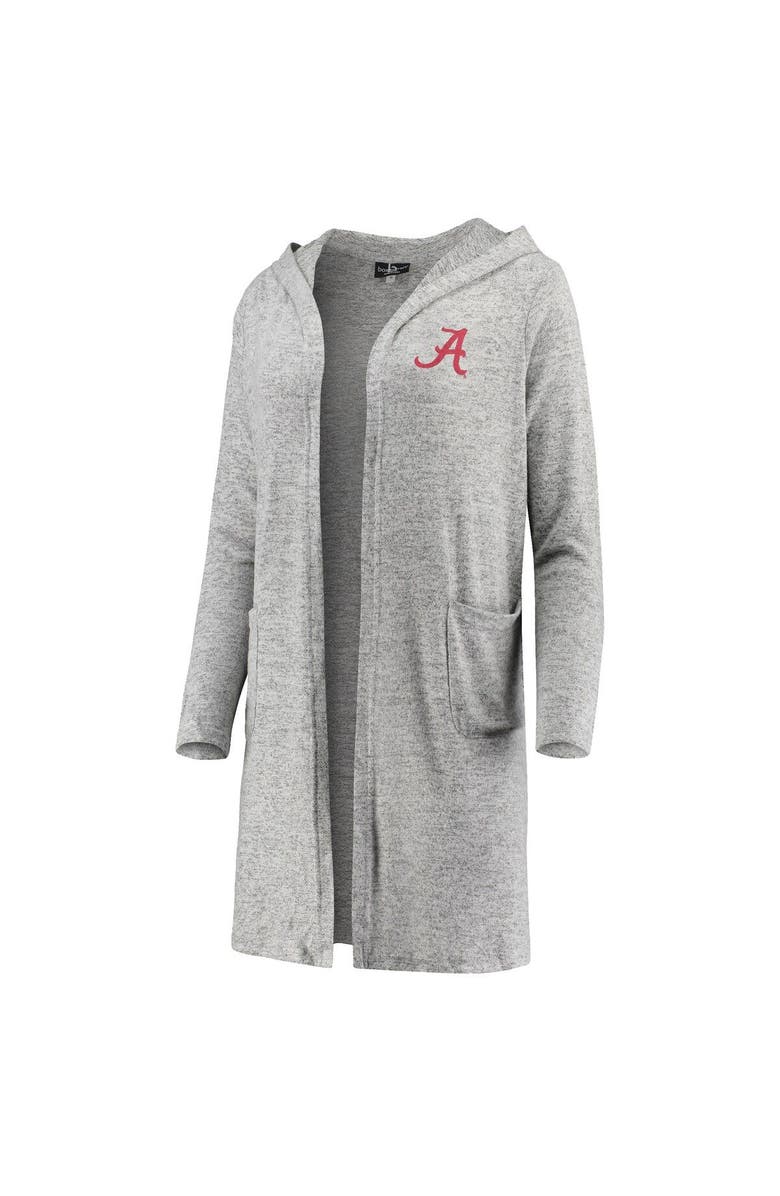 BOXERCRAFT Women's Heathered Gray Alabama Crimson Tide Cuddle Soft Duster Cardigan, Alternate, color, Heather Gray