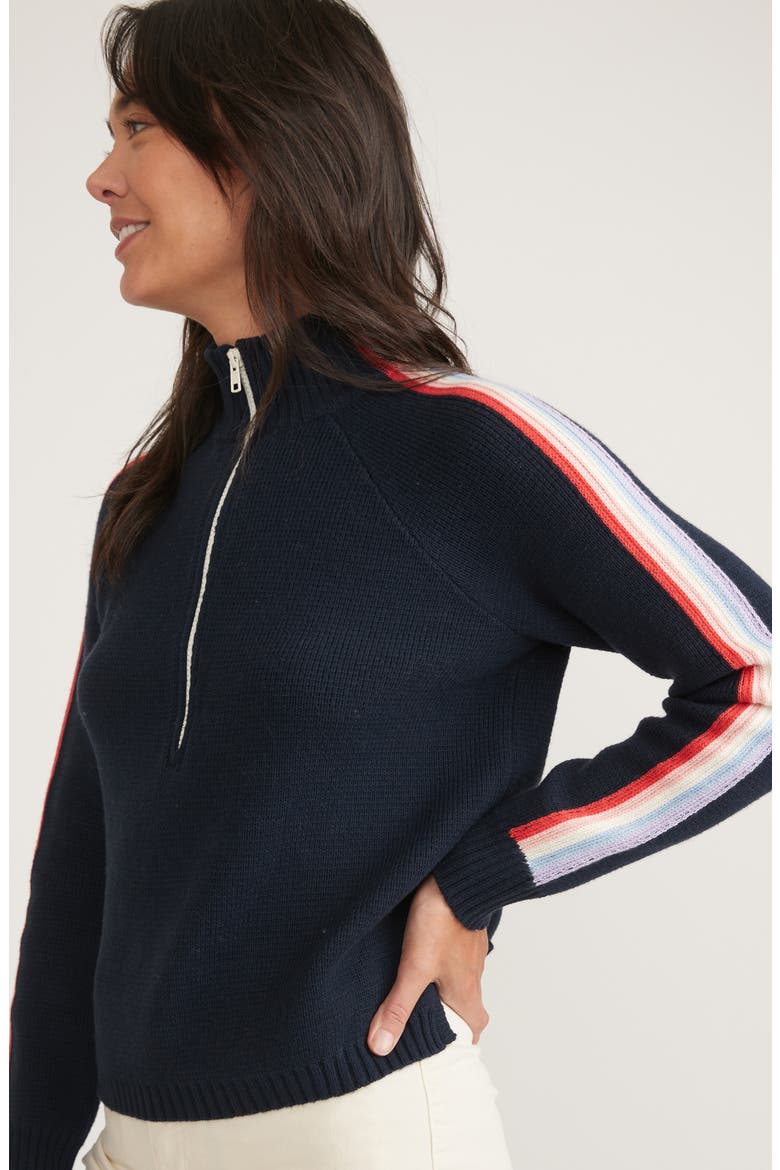 Archive Invierno Half Zip Sweater, Alternate, color, NAVY
