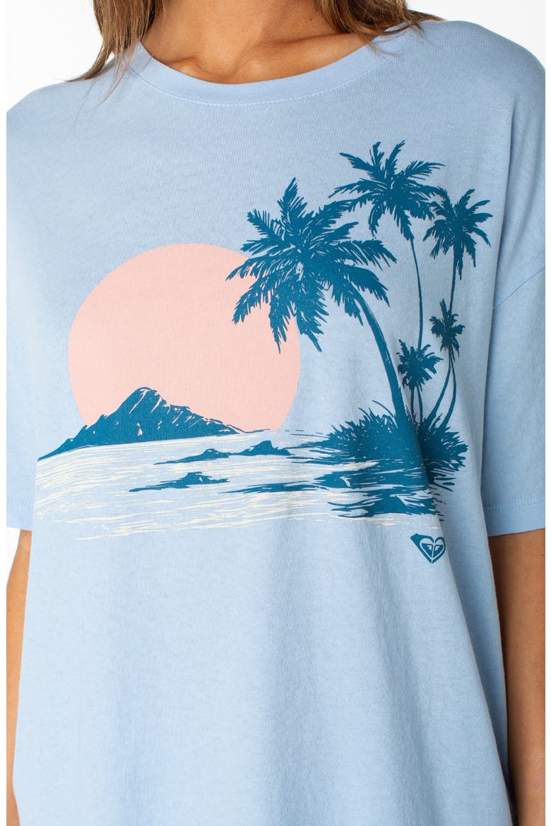 Classic Scene Oversize Cotton Graphic T-Shirt, Alternate, color, CERULEAN