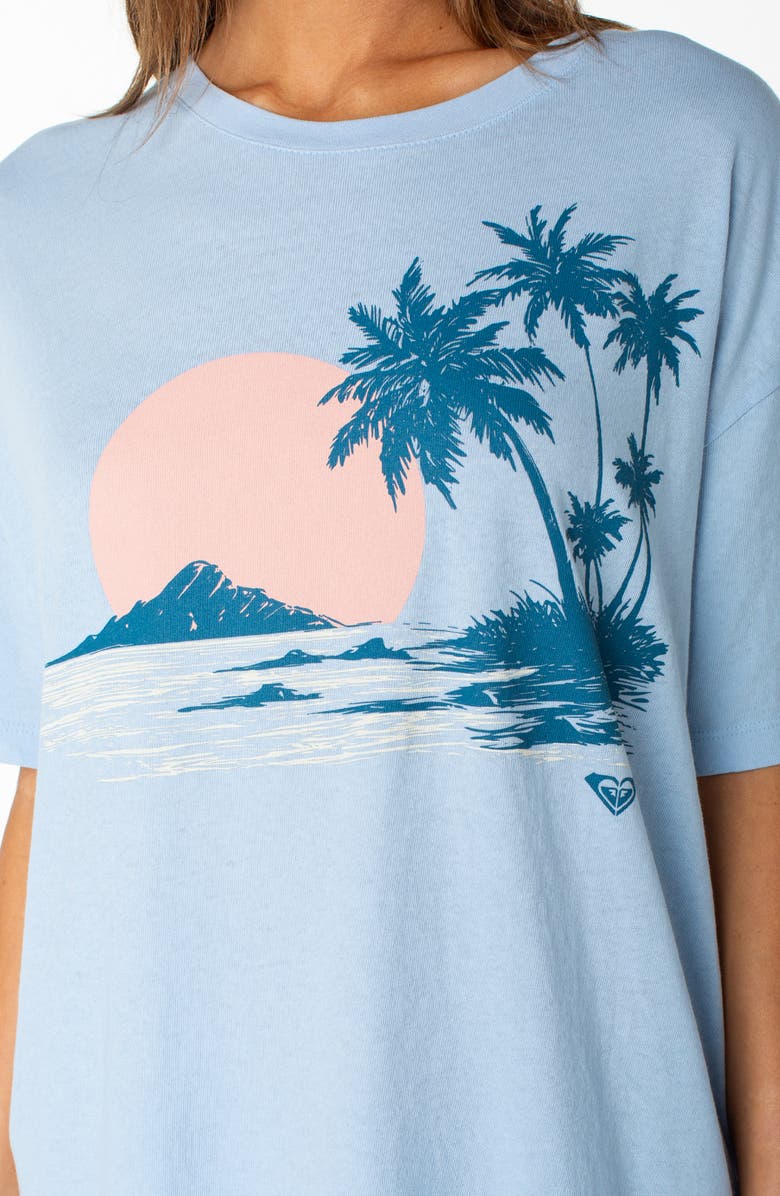 Roxy Classic Scene Oversize Cotton Graphic T-Shirt, Alternate, color,