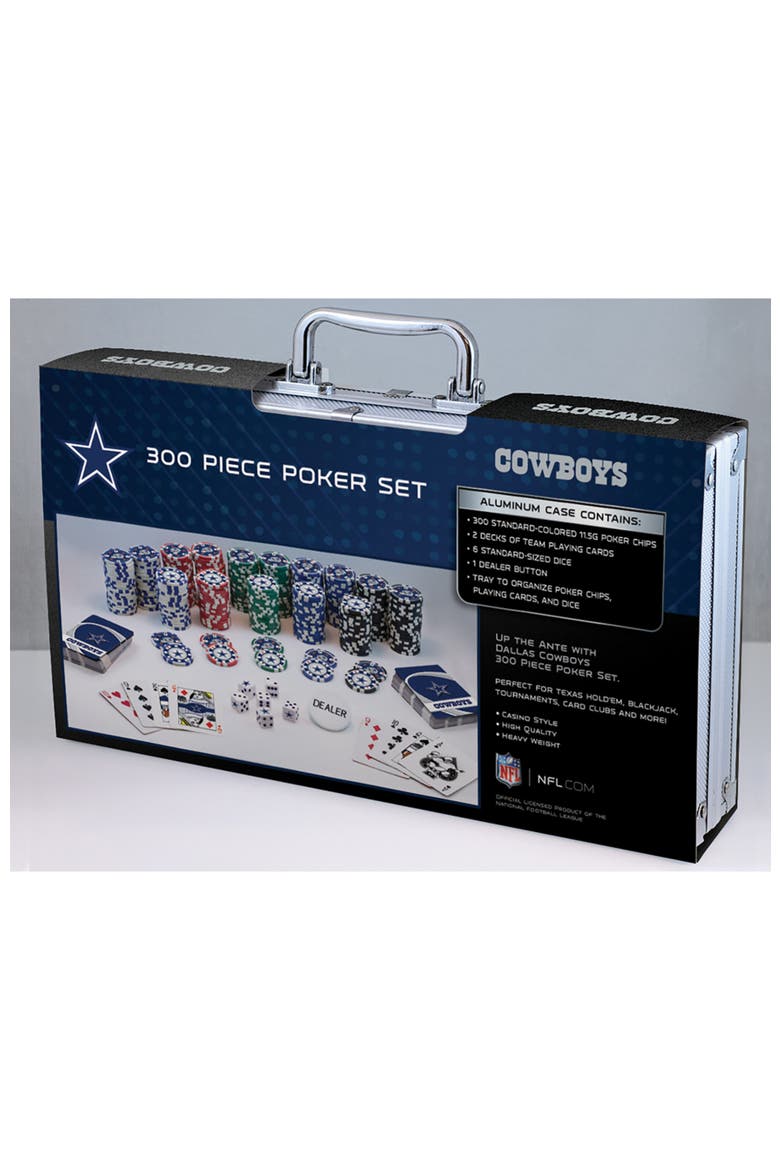 Dallas Cowboys 300 Piece Poker Set, Alternate, color, Multicolor