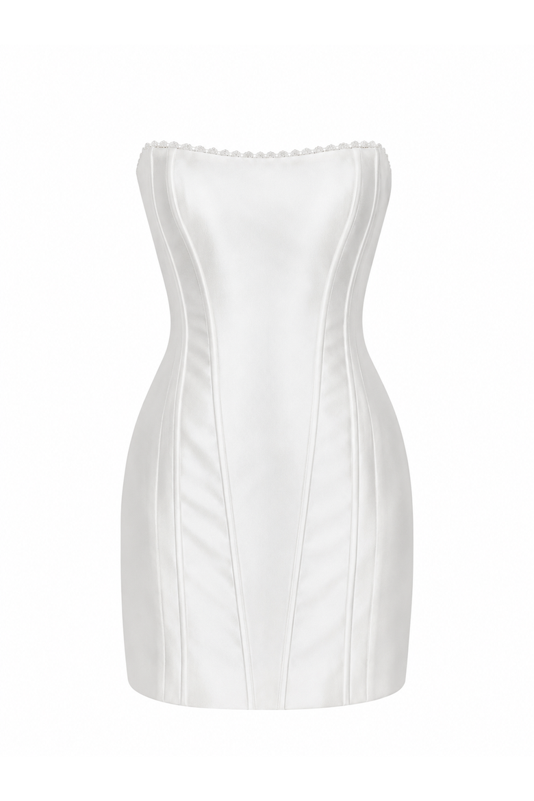Bridgette Mini Dress, Main, color, Ivory