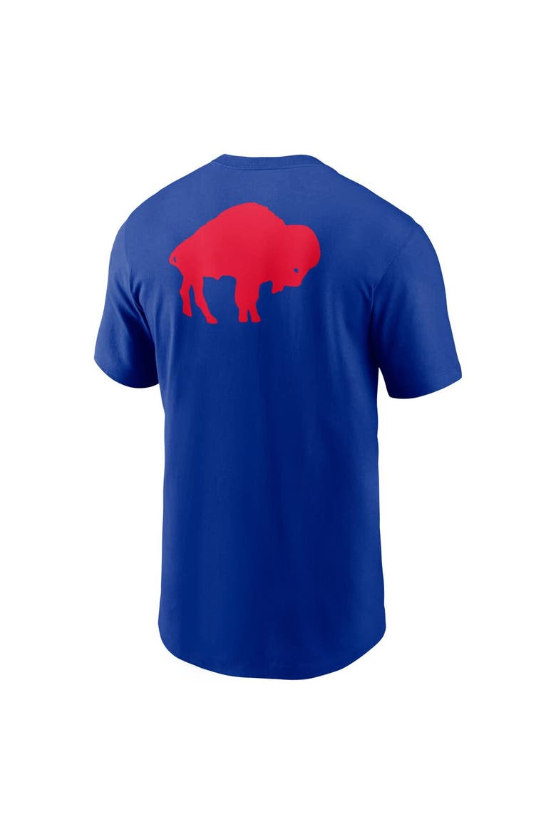 Men's Nike Royal Buffalo Bills Rewind Front and Back Hit Essential T-Shirt, Alternate, color, Royal