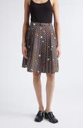 MM6 Maison Margiela Print Belted Skirt