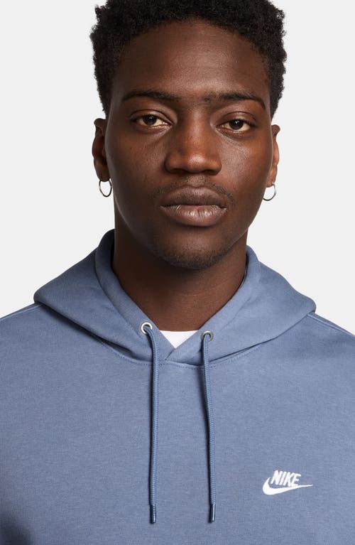 Nike Club Fleece Pullover Hoodie In Blue