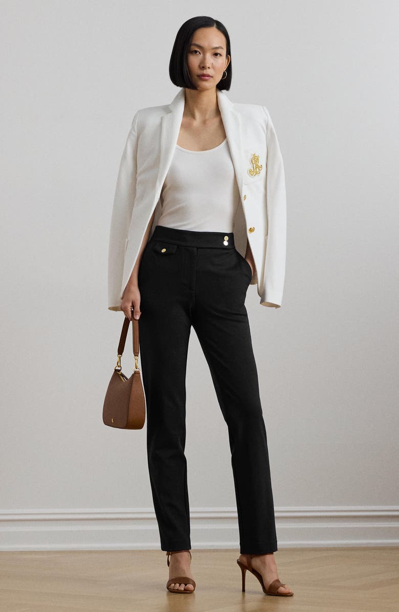 Lauren Ralph Lauren Ponte Ankle Pants, Alternate, color,