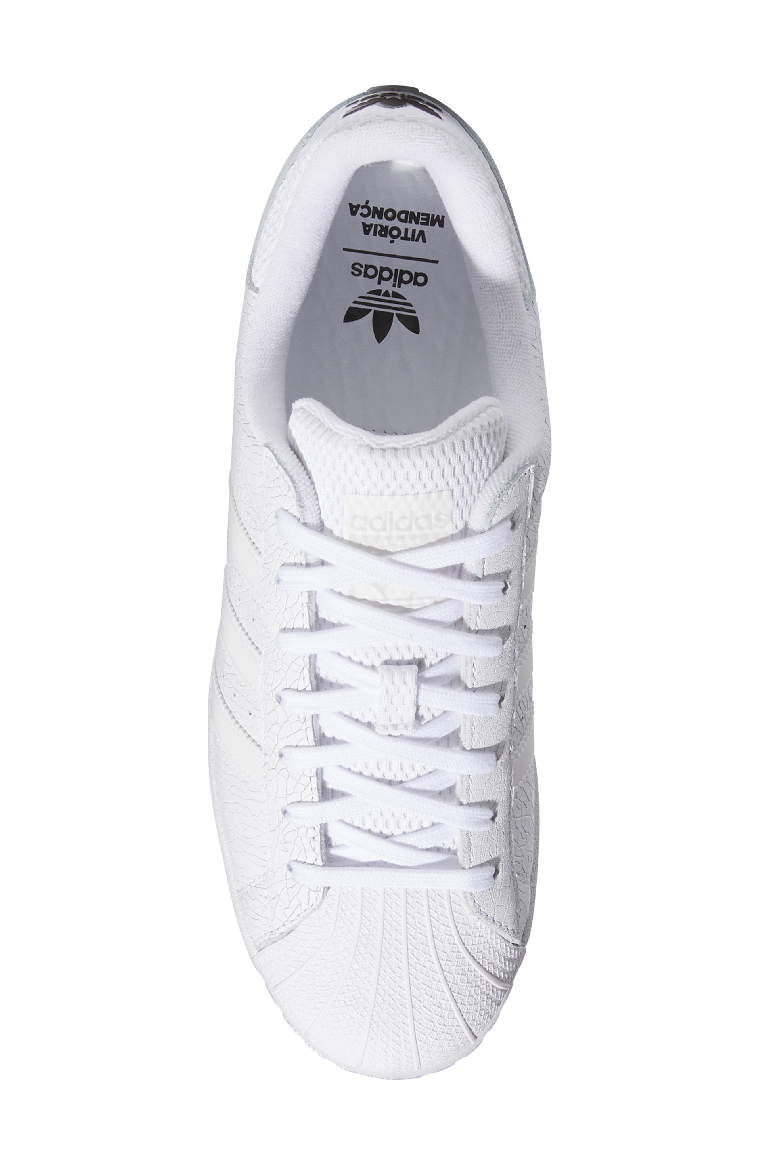 adidas Superstar ADV x Vitoria Low Top Sneaker, Alternate, color, Footwear White