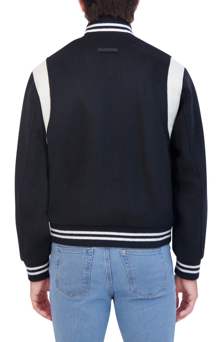 Hudson Jeans Wool Varsity Jacket, Alternate, color, 