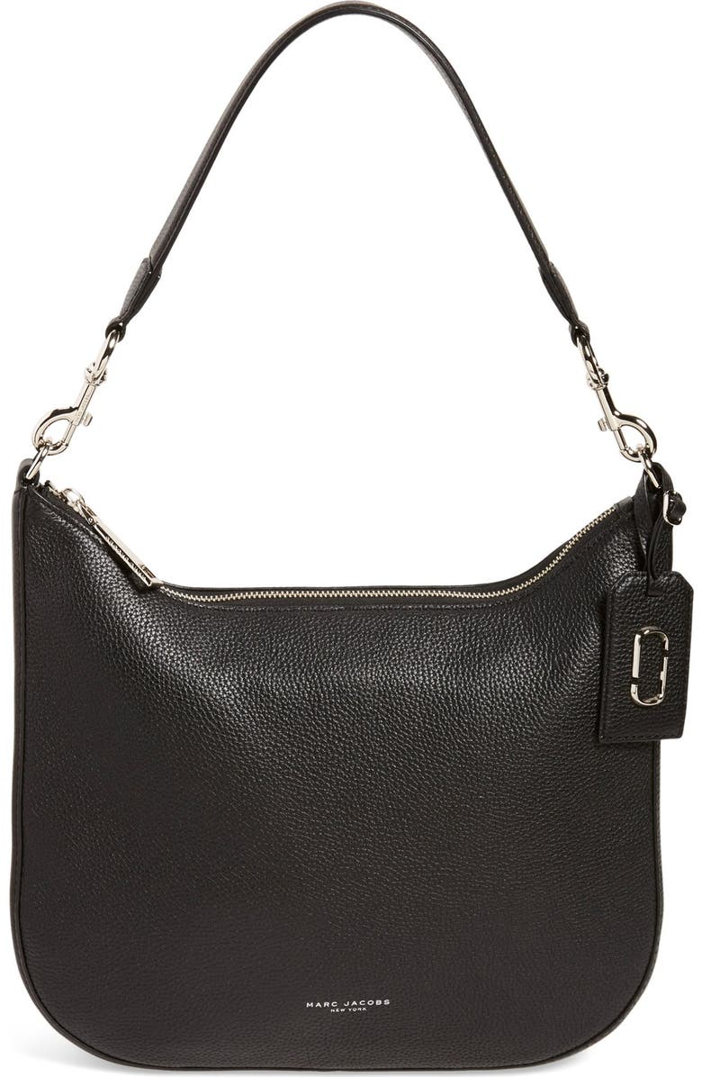 Marc Jacobs 'Gotham' Pebbled Leather Hobo Bag, Main, color,