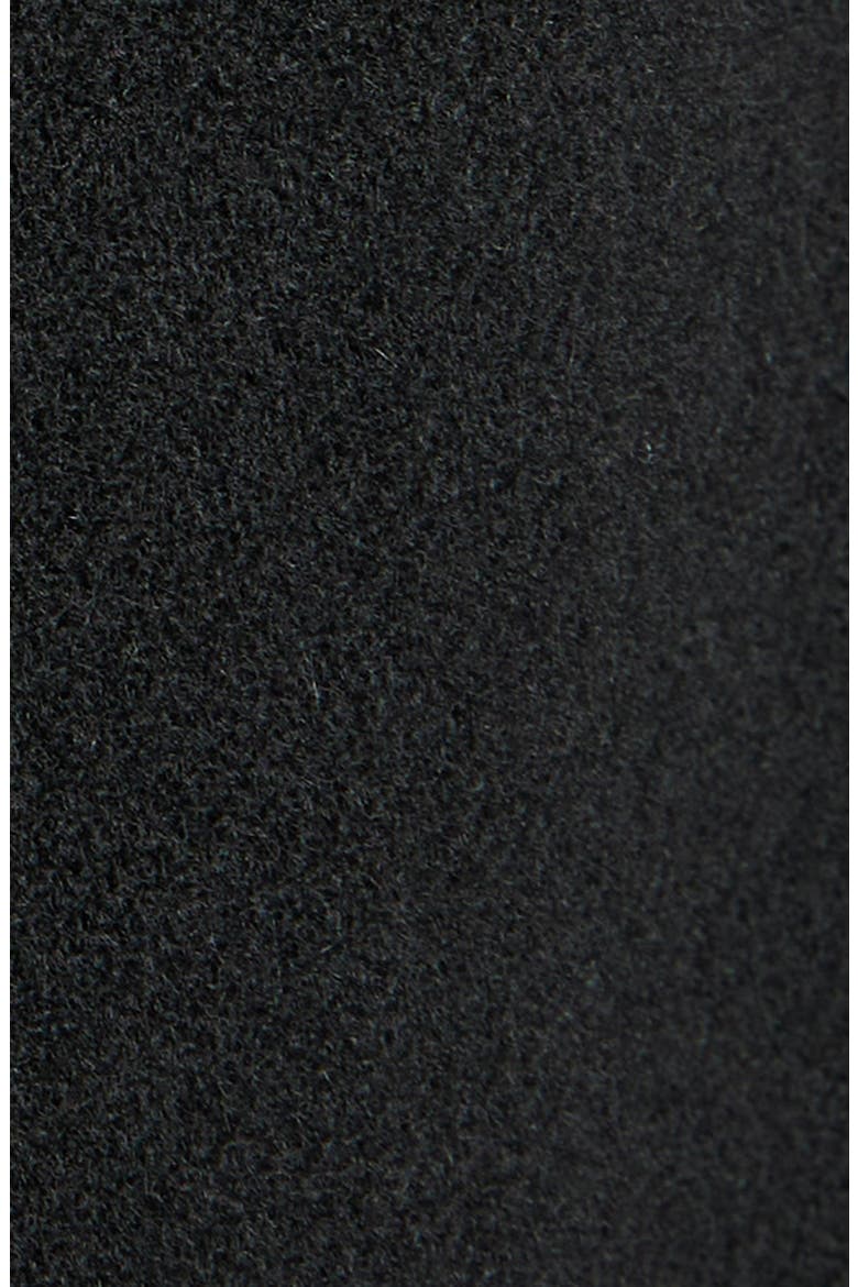 Double Breasted Black Wool Overcoat, Alternate, color, LB999 BLACK