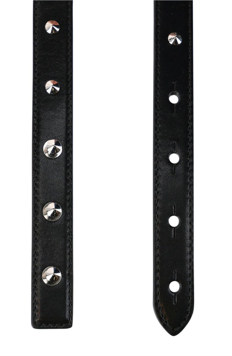 Alexander McQueen Puma Studded Double Wrap Leather Belt, Alternate, color, 