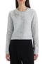 Rhinestone Crewneck Cardigan