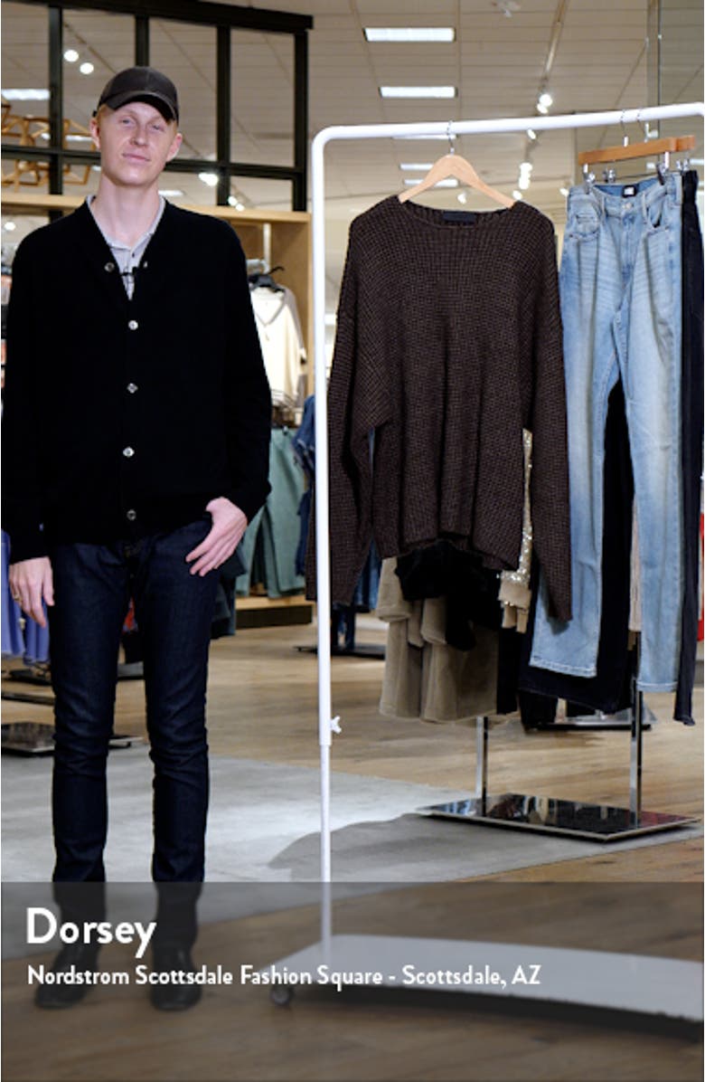 Heavyweight Waffle Crewneck Sweater, sales video thumbnail