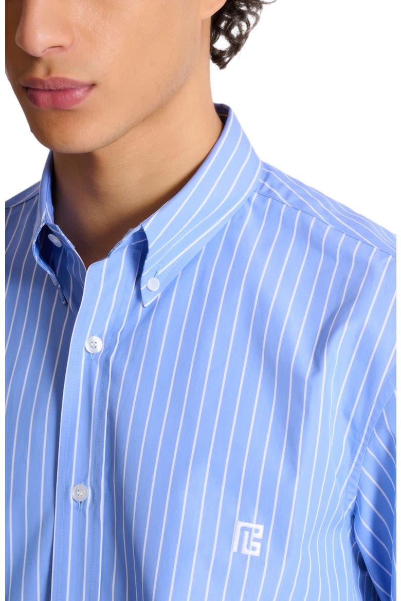 Striped regular-fit shirt, Alternate, color, blue