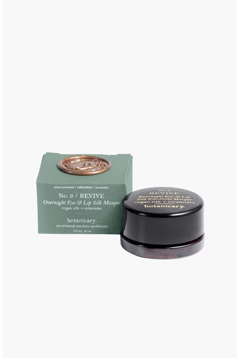 No. 9 REVIVE Overnight Eye and Lip Silk Emollient Masque, Alternate, color, Black