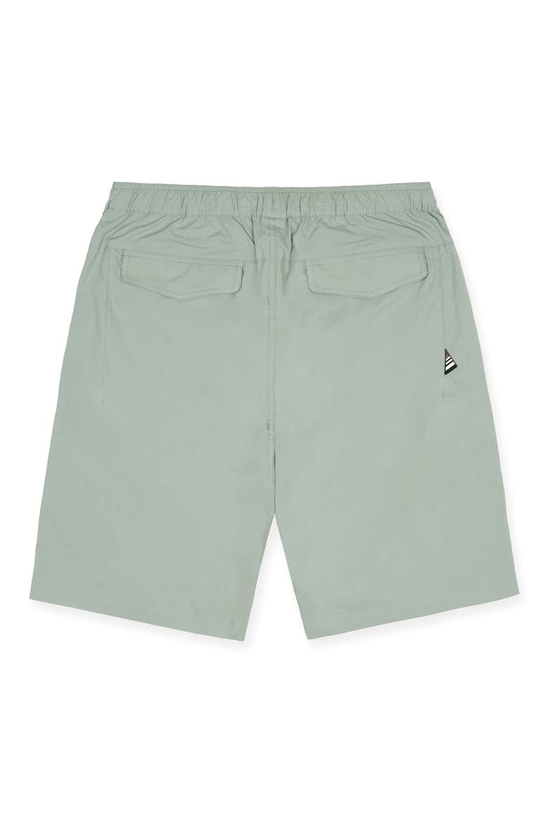 Cotton Blend Utility Shorts, Alternate, color, SAGE