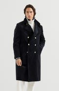 Brunello Cucinelli Comfort Cotton And Cashmere Corduroy One-and-a-half Breasted Coat