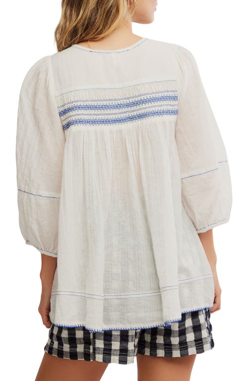 FREE PEOPLE FREE PEOPLE DYLAN SMOCKED TUNIC 