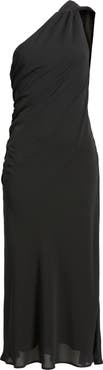 MANGO Eva One Shoulder Gown