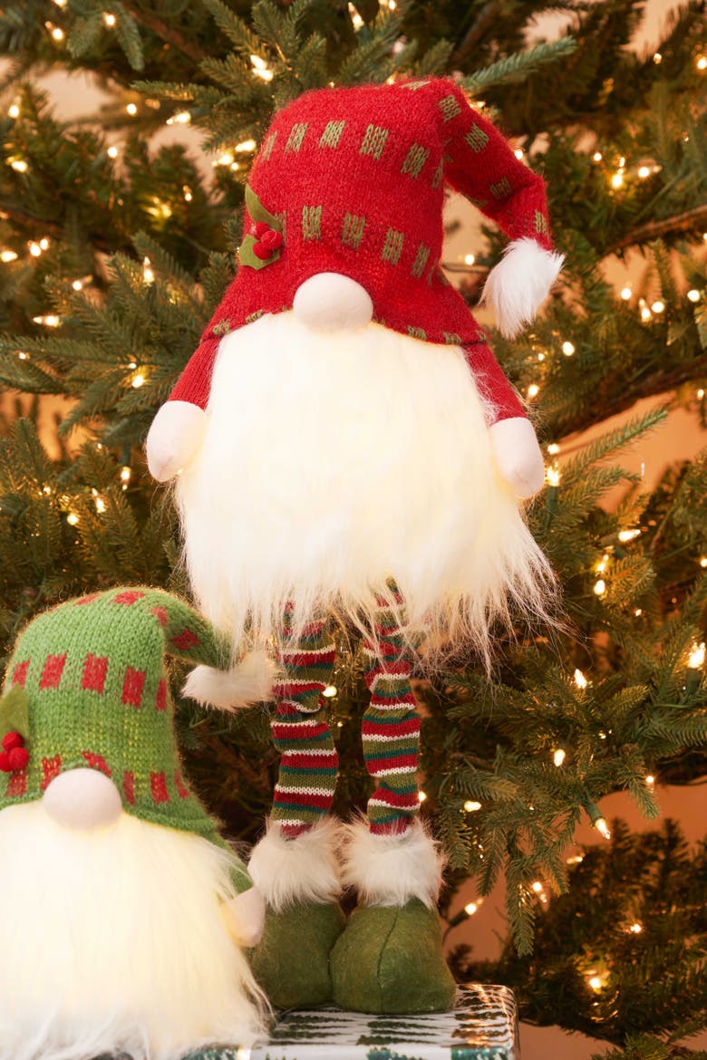 Red Flexible LED Gnome, Alternate, color, Red