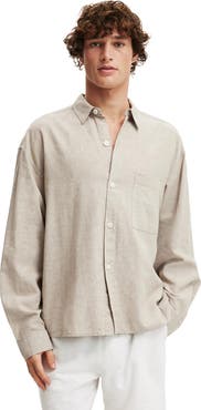 Cotton On Men's Eli Long Sleeve Shirt