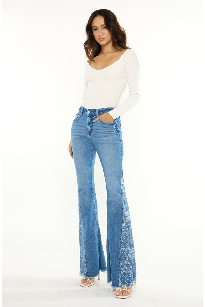 Swanie Mid Rise Wide Jeans, Alternate, color, Medium Wash