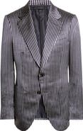 TOM FORD Stripe Fluid Silk Faille Jacket