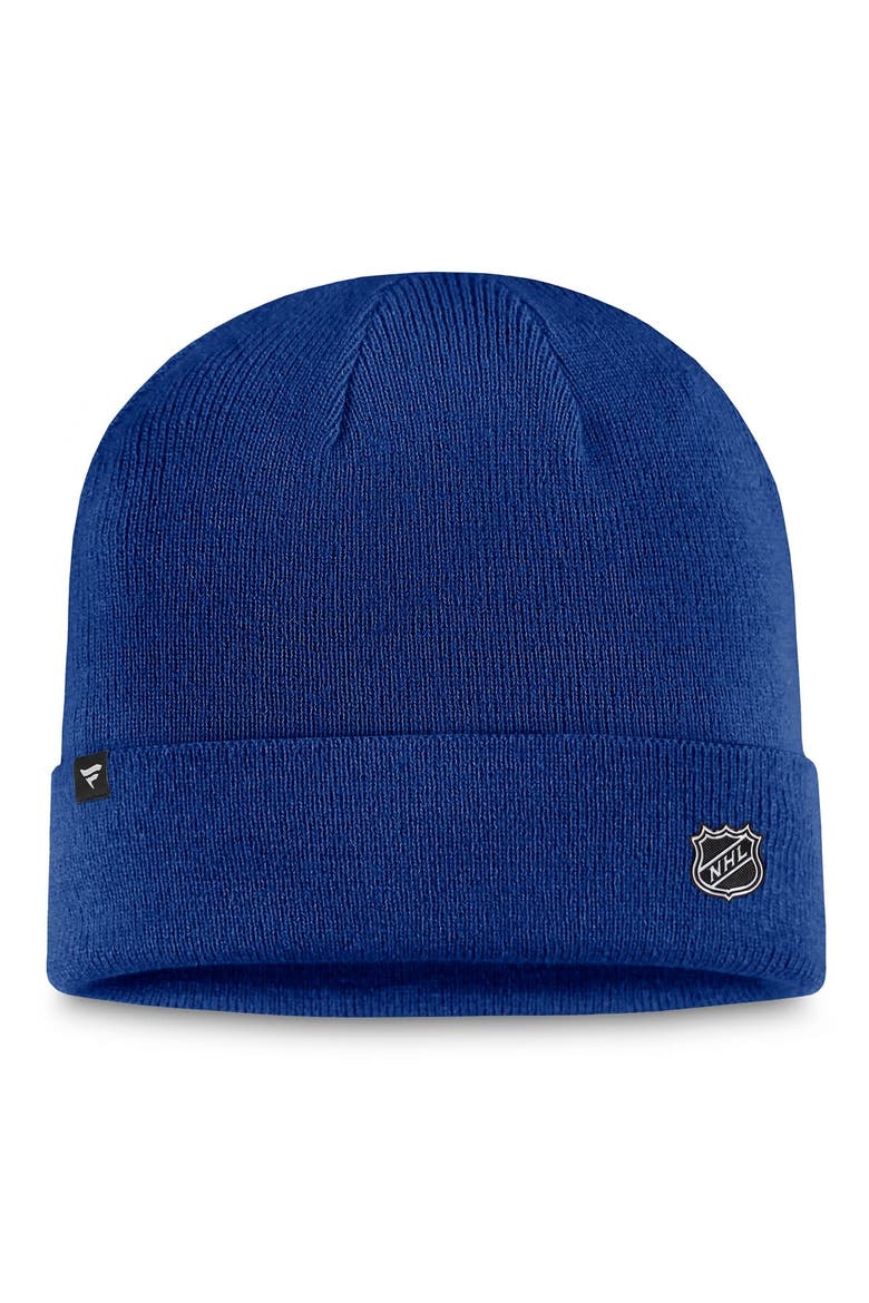 Men's Fanatics Branded  Blue Toronto Maple Leafs Authentic Pro Cuffed Knit Hat, Alternate, color, Blue