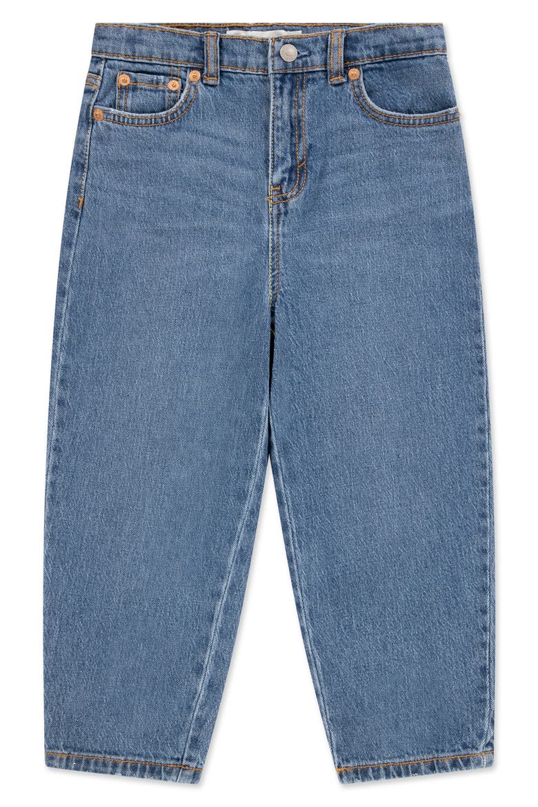 Kids' Baggy Barrel Leg Jeans, Main, color, DANCE AROUND