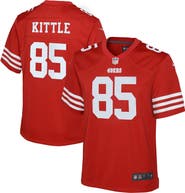 Nike Youth Nike George Kittle Scarlet San Francisco 49ers Game Jersey