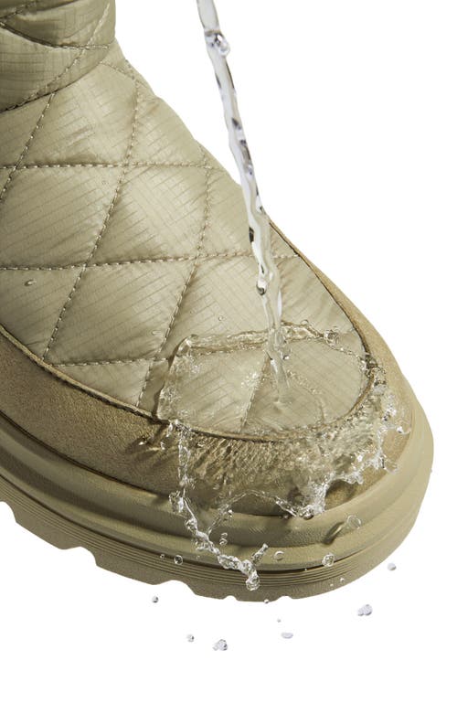 Vivaia Quilted Waterproof Puffertherm Warm Boots In Green