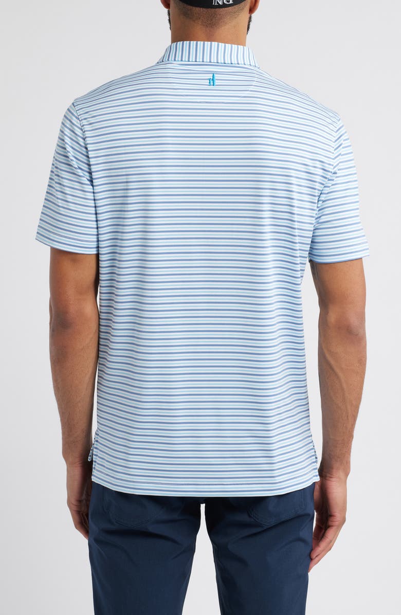 johnnie-O Bronte Stripe PREP-FORMANCE Golf Polo, Alternate, color, Majorca