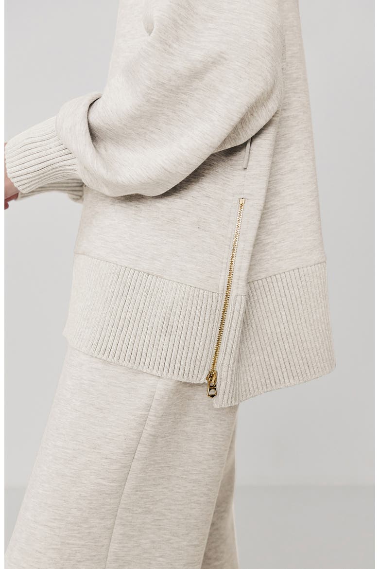 The Classic Cuff Jogger Pants, Alternate, color, IVORY MARL