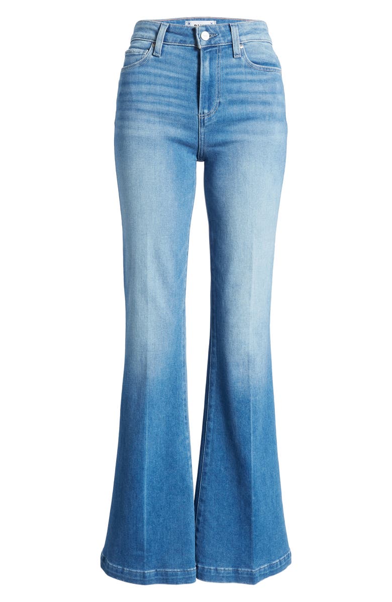 PAIGE Genevieve High Waist Flare Jeans, Alternate, color,