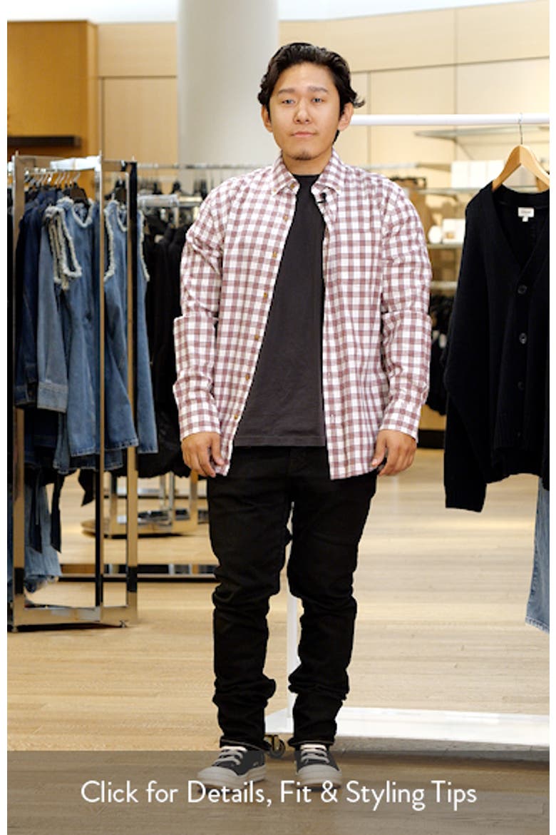 Everyday Slim Fit Plaid Cotton Stretch Flannel Button-Down Shirt video