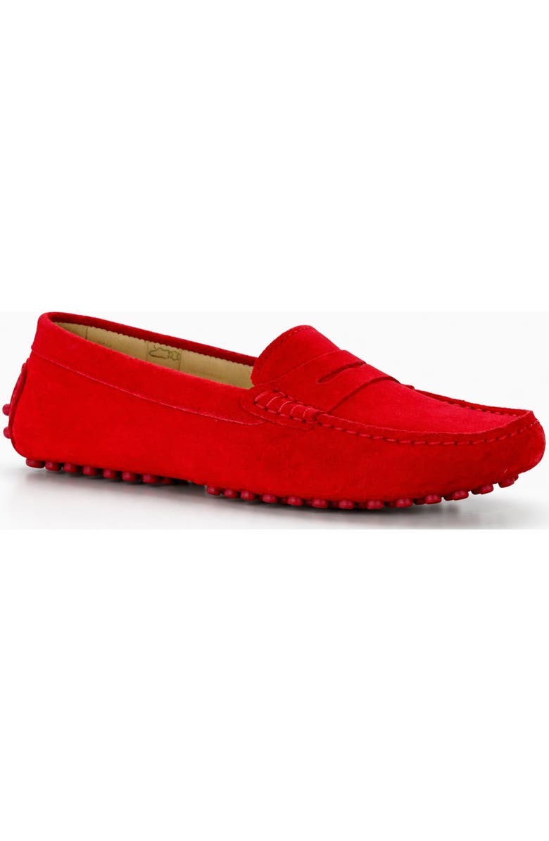 Menina Step Oporto Moccasin Loafer, Alternate, color, Red