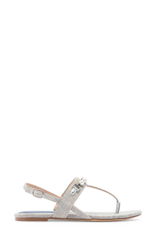 Stuart Weitzman Perla T-strap Sandal In Atlantic Blue