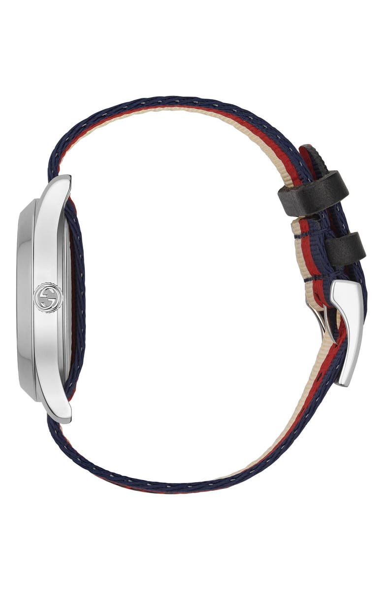 Gucci G-Timeless Nylon Strap Watch, 38mm, Alternate, color, 