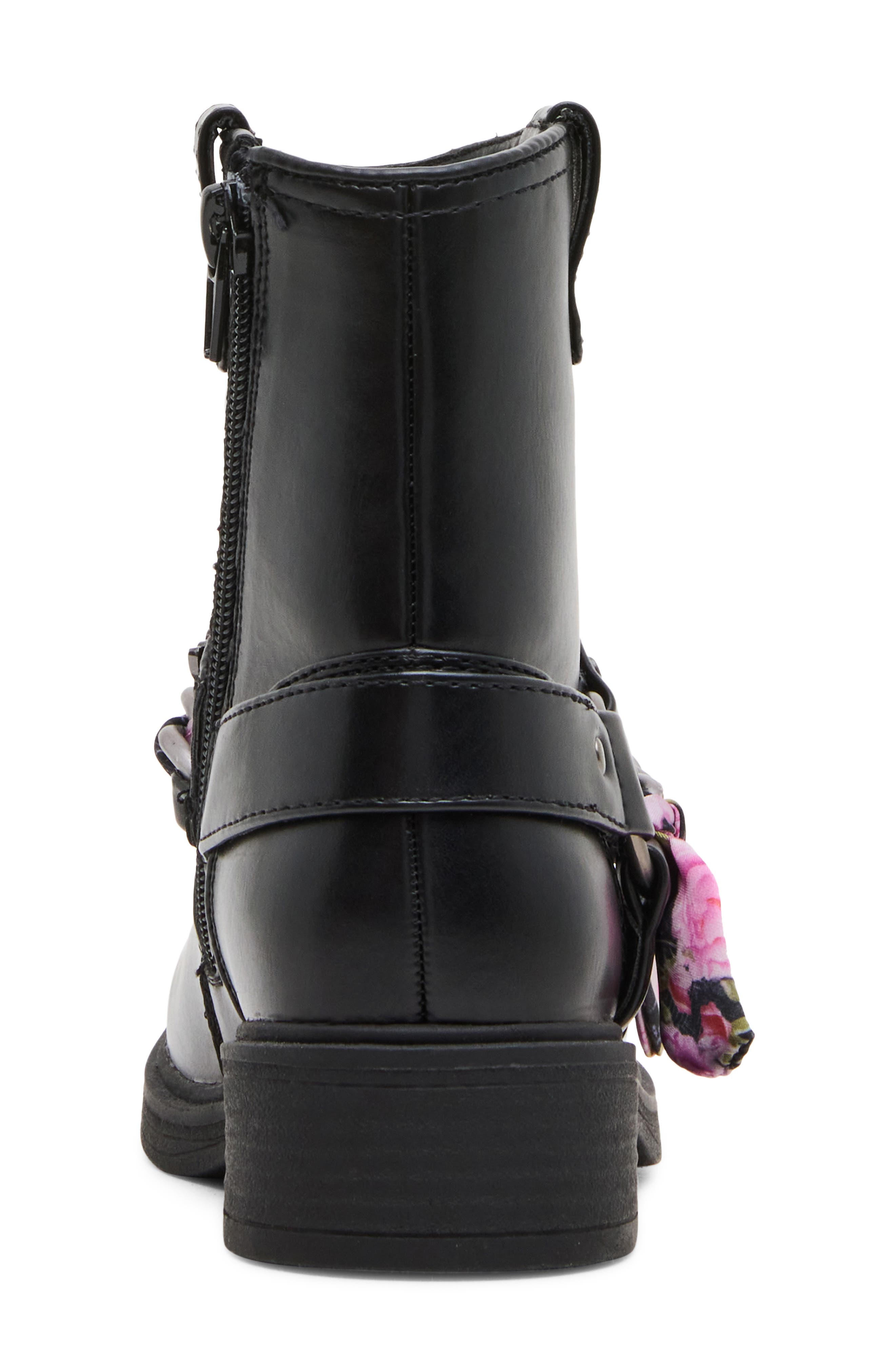 Kids' Jteal Bootie, Alternate, color, BLACK