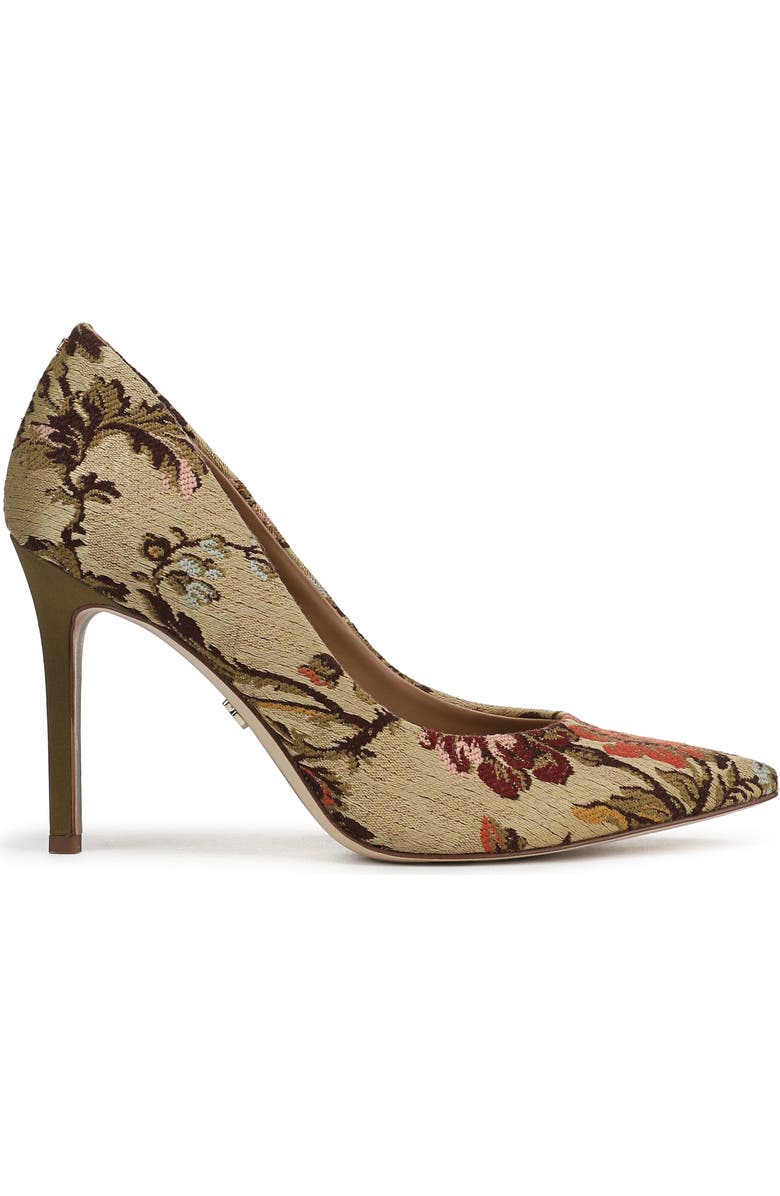 Sam Edelman Hazel Pointed Toe Pump, Alternate, color, Natural Multi Se