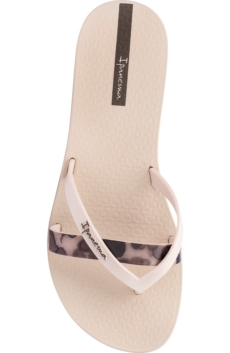 Ipanema Kirei Thong Sandals, Alternate, color, Beige/ Brown