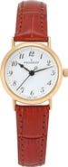 Peugeot Minimalist Small face Easy Read Leather Watch- 27MM