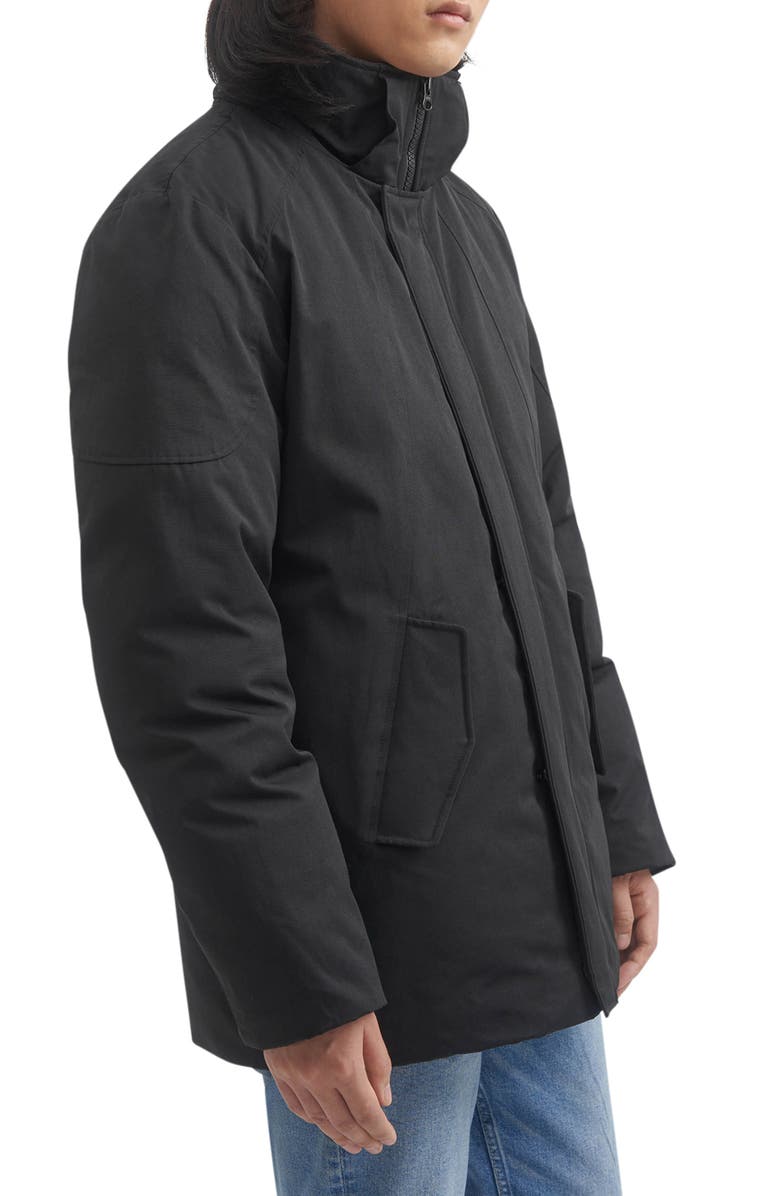 TOBOGGAN CANADA Nick III Water Resistant Faux Fur Trim Parka, Alternate, color, Black/Silver